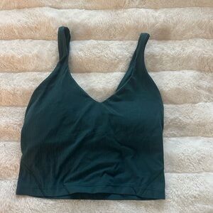 lululemon athletica Dark Teal Crop Top